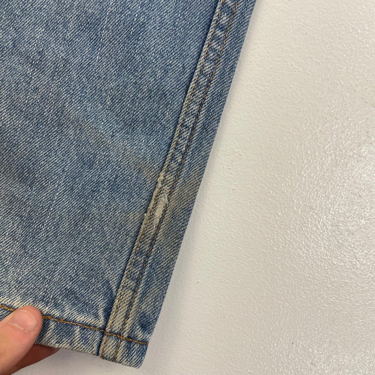 Levi's 516 Jeans Straight Leg Vintage Wash Blue Denim Mens W34 L34