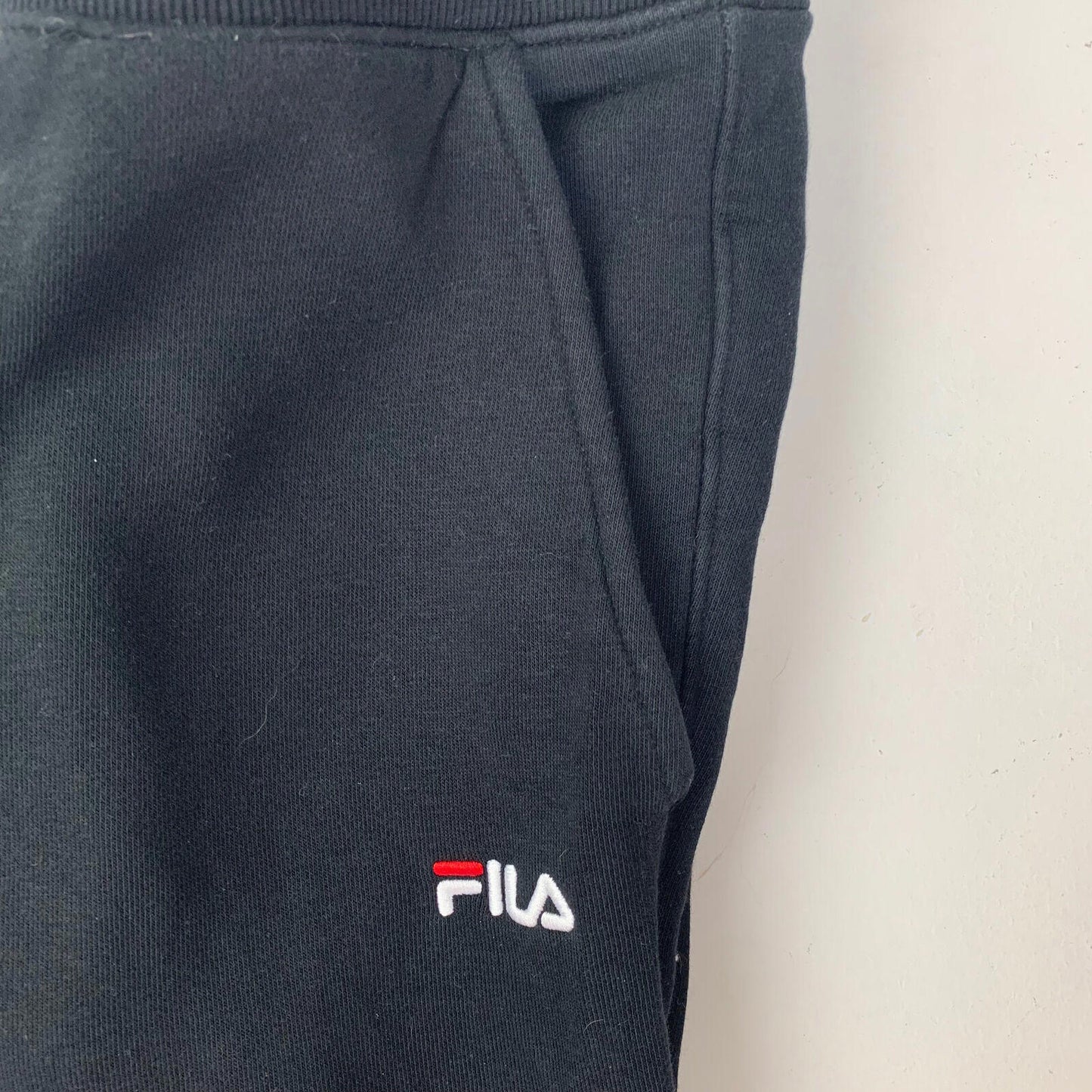 Womens FILA Black Joggers / Small / S / Jogging Bottoms