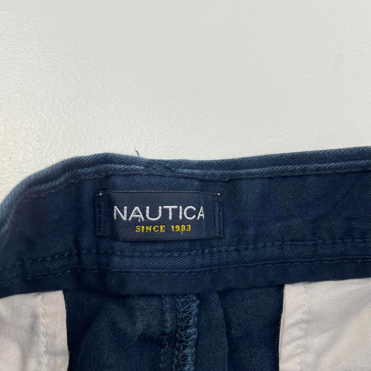 NAUTICA Shorts Chino Classic Navy Mens UK 36