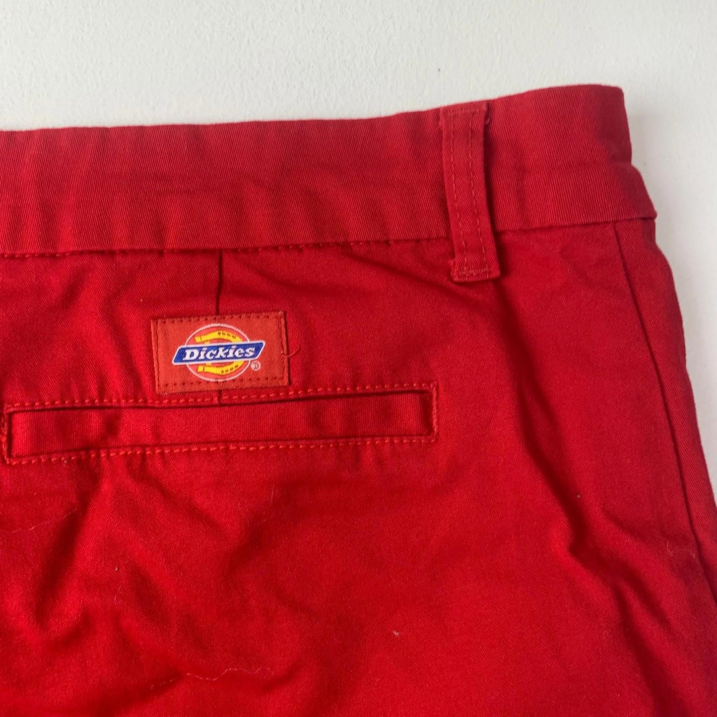 Dickies Red Bermuda Shorts Vintage Style Womens XL