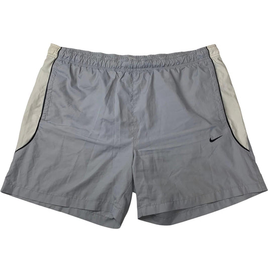 NIKE Athletic Dept Swim Shorts Grey Black Contrast Mens Size L