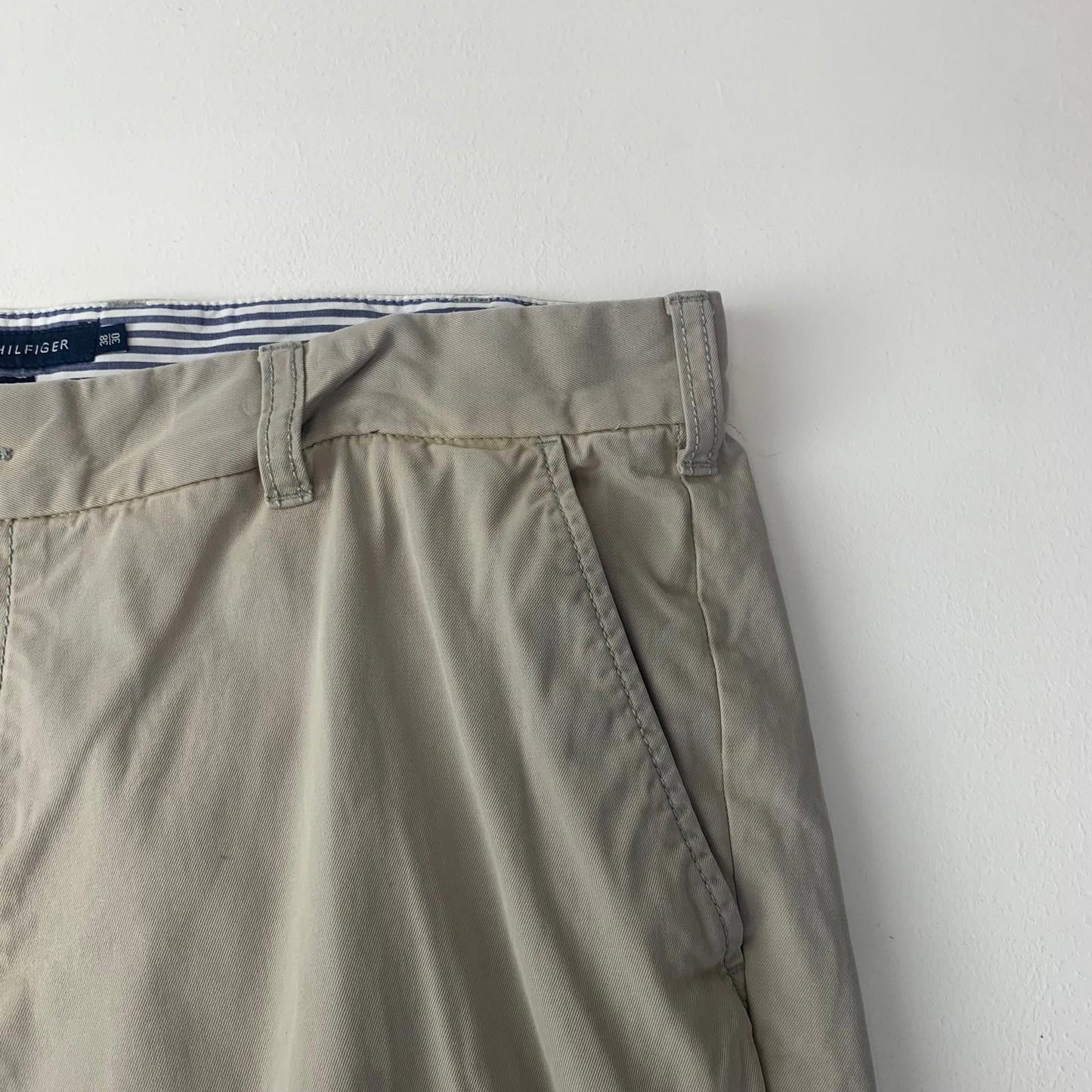 Tommy Hilfiger Trousers Tailored Fit Chino Classic Beige Mens 38/30