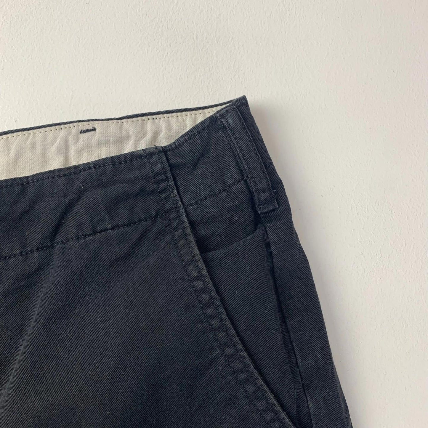 Levi's Trousers Casual Black Cotton Straight Black Mens 32 X 30