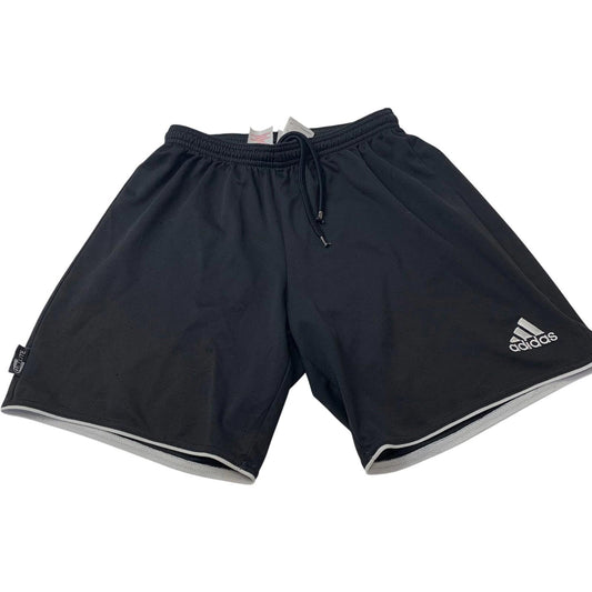 ADIDAS Climalite Athletic Shorts Black Workout Sports Mens UK S