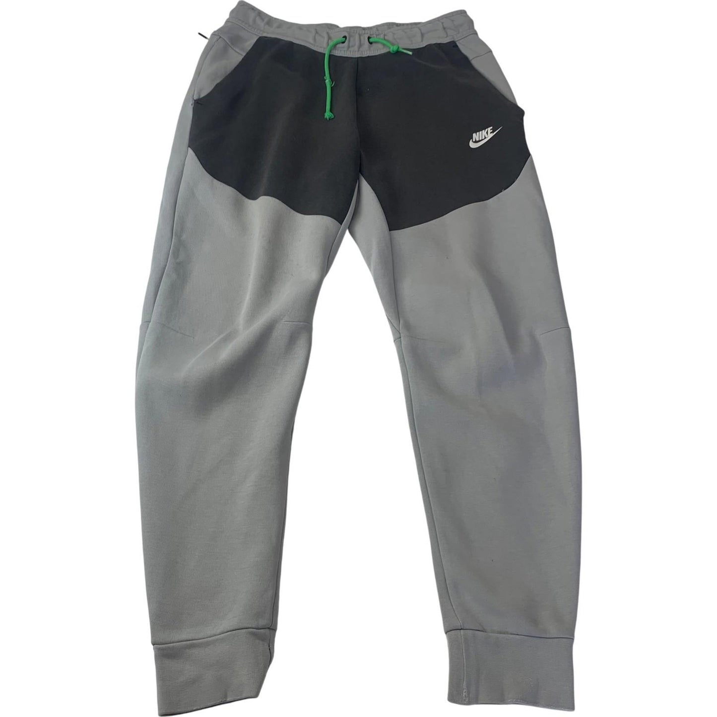 Nike Tech Fleece Joggers Grey Black Activewear Trousers Mens Size S