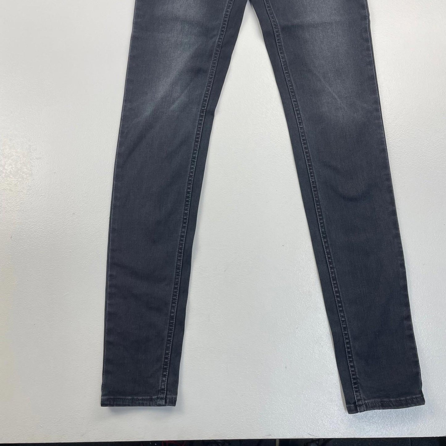 Levi's 710 Super Skinny Jeans Washed Black Women's UK 6
