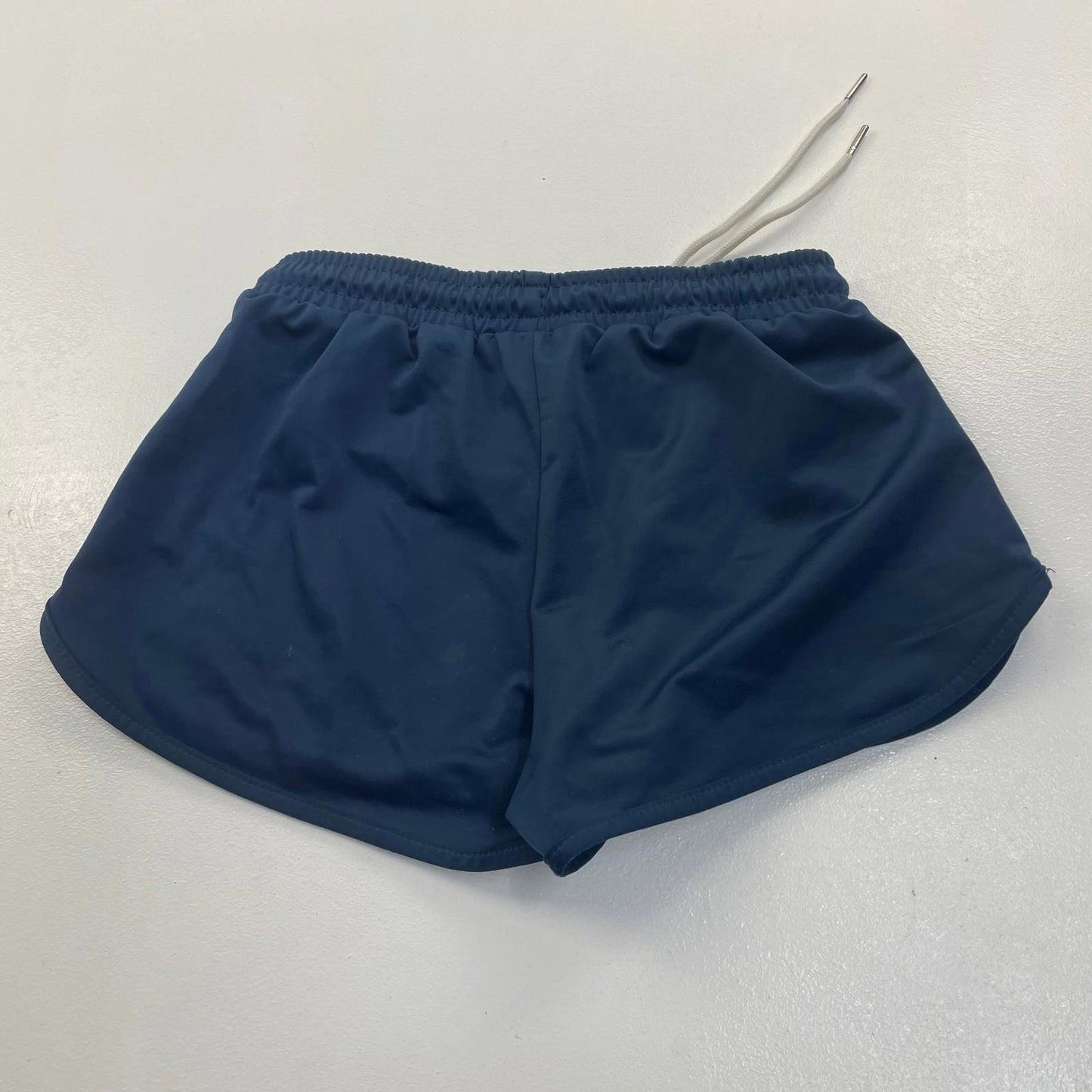 Ellesse Women's Hot Pants Retro Logo Design Navy Blue Shorts UK 6