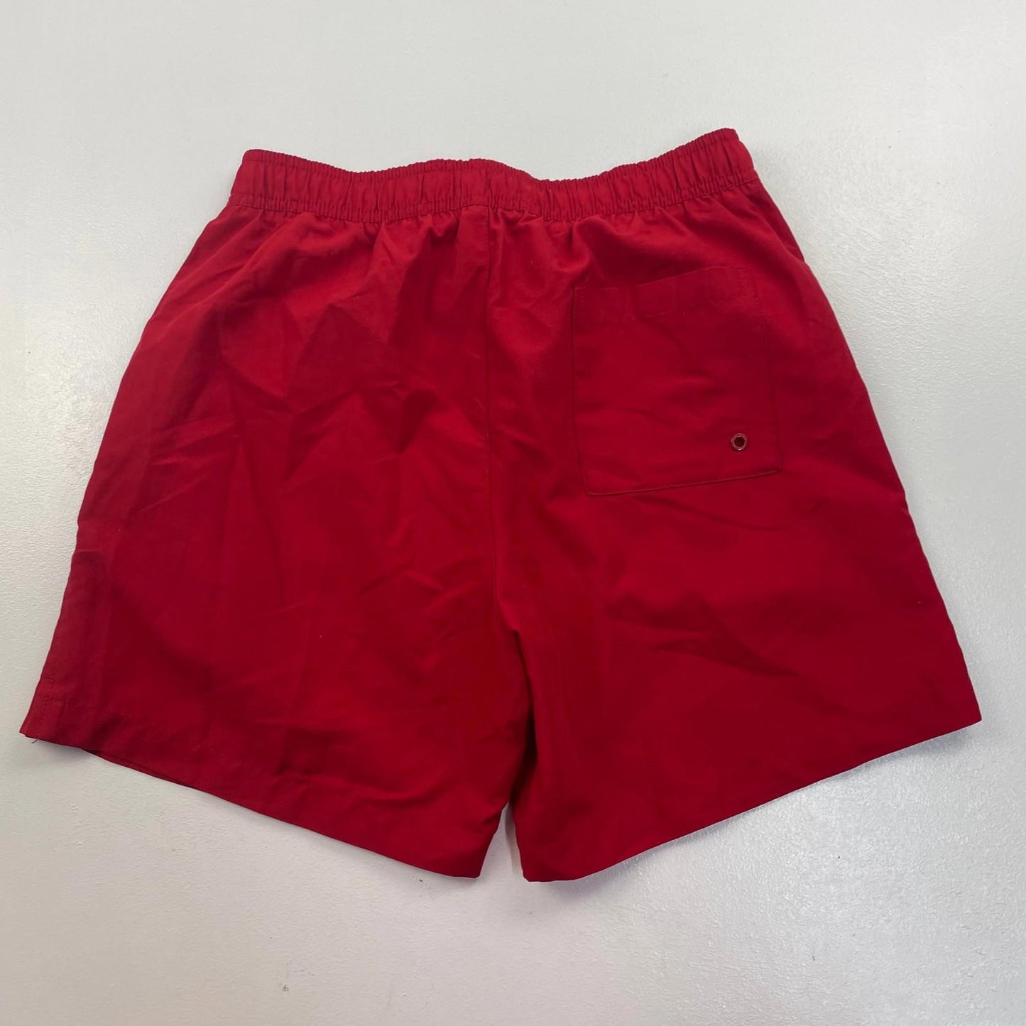 Calvin Klein Swimwear Shorts Elastic Waist Red Logo Tape Mens S