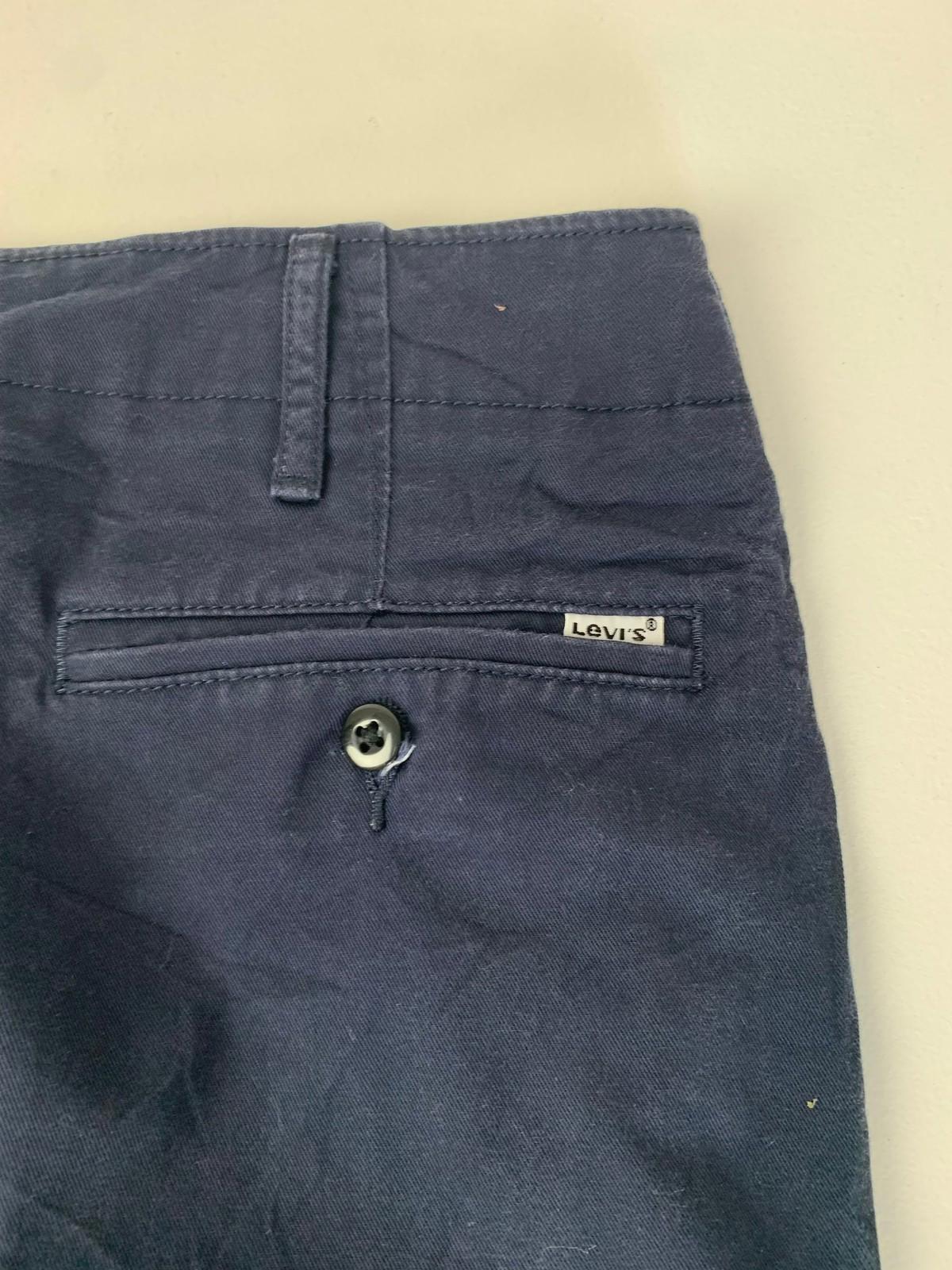 Levi's Two Horse Brand Chino Trousers Straight Leg Navy Mens W29 L32