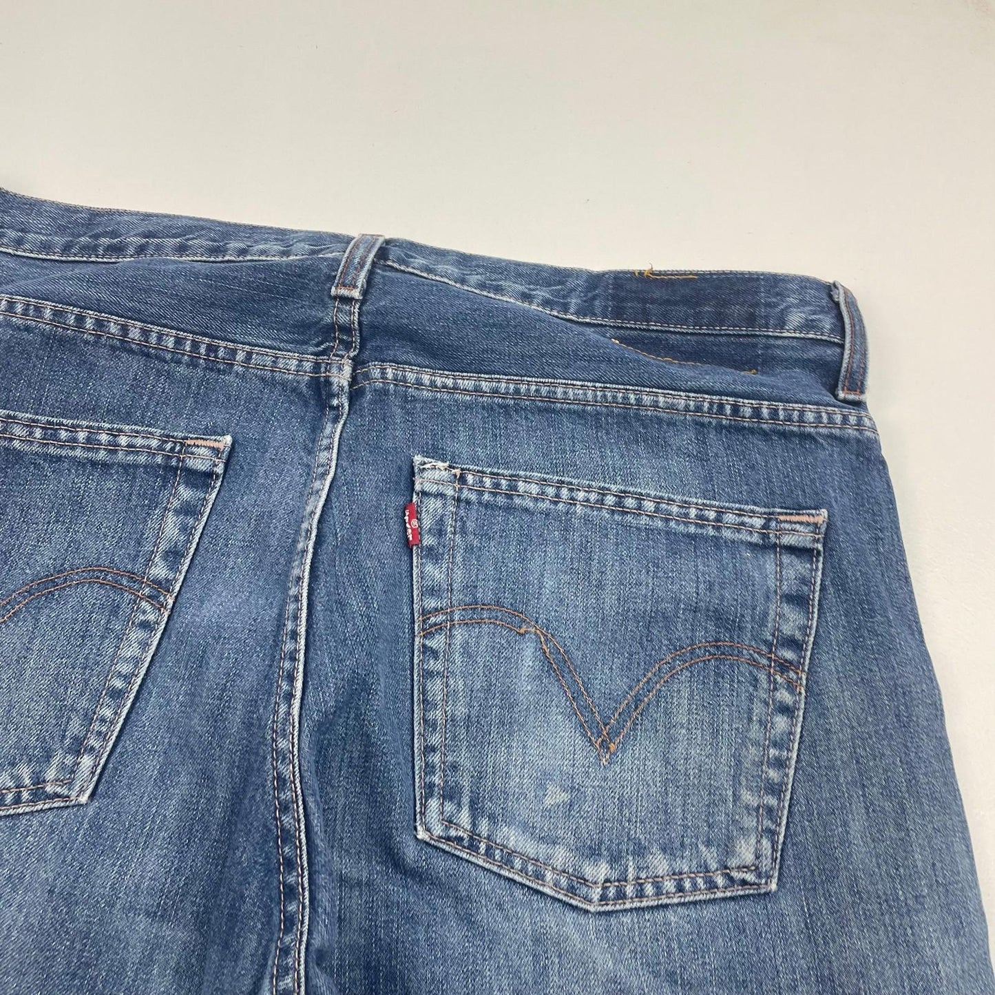 Levi's 507 Jeans Bootcut Classic Style Blue Denim Mens W36 L30