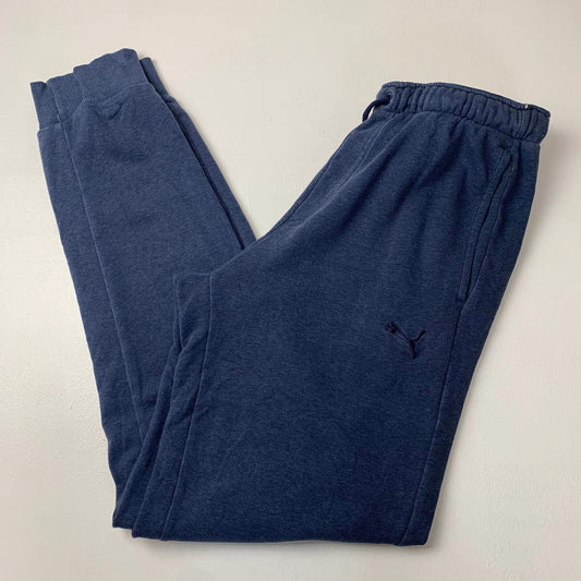 Mens PUMA Jogging Bottoms / Blue / Medium / Joggers / Sweatpants