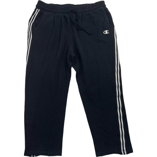 Champion Activewear Trousers Sideline Striped Black Womens Large