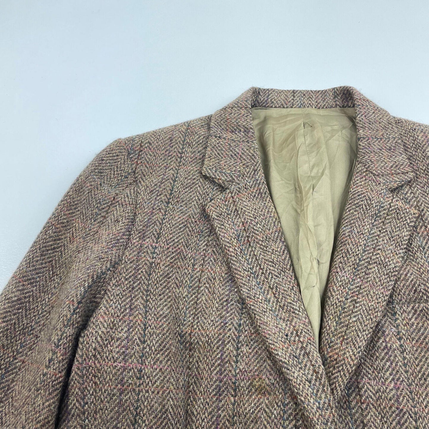 Women’s RICHARD EVANS Brown TWEED JACKET , Size 38R