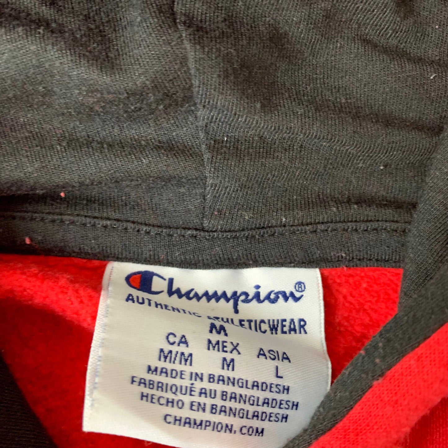 Women’s CHAMPION GEORGIA Hoodie / Red / Medium / USA Hoodie