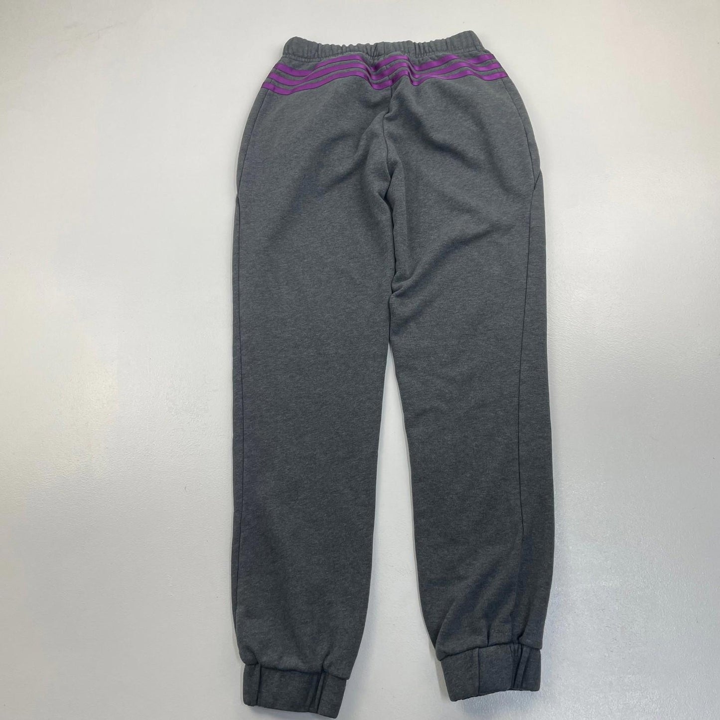 Adidas Women's Jogger Sweatpants Elastic Waist Grey XS UK 4-6
