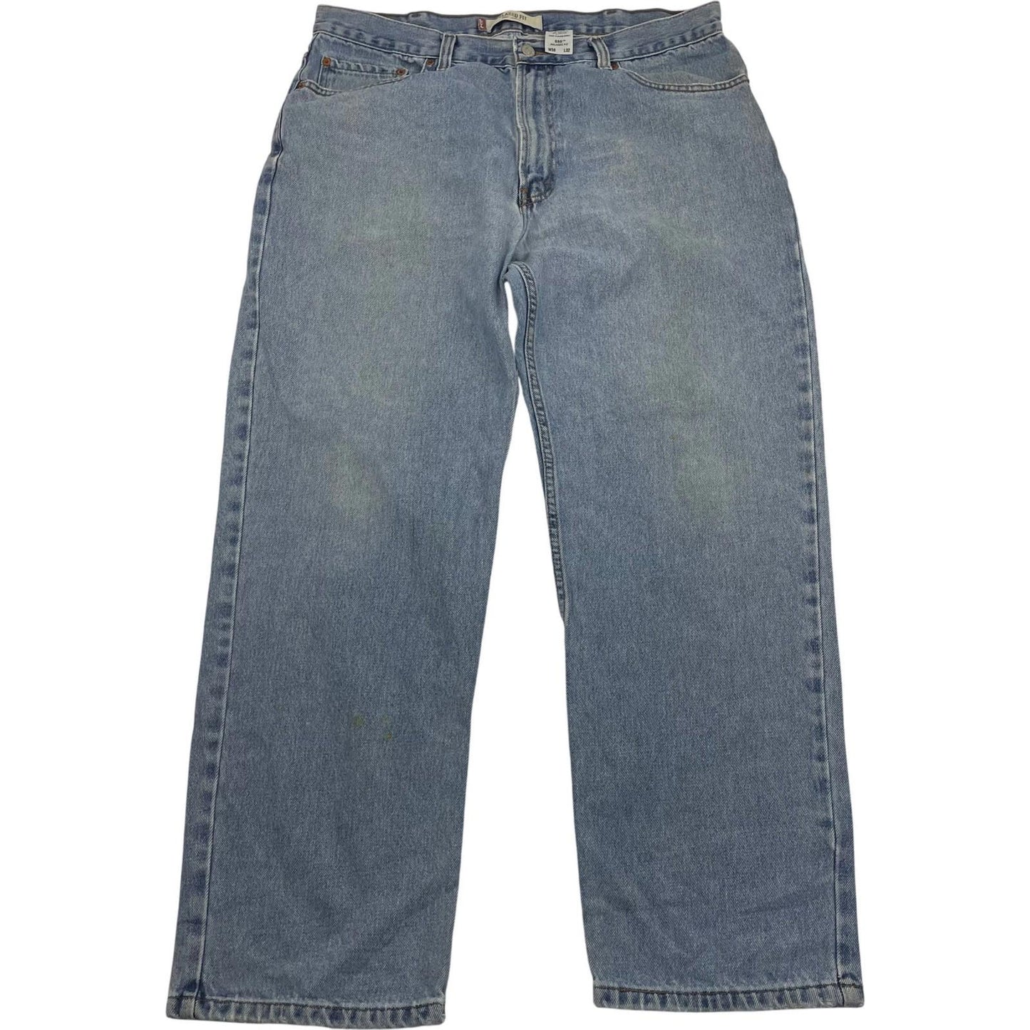 LEVI'S 550 RELAXED FIT Vintage Denim Jeans Mid 90s Blue Mens 38x32