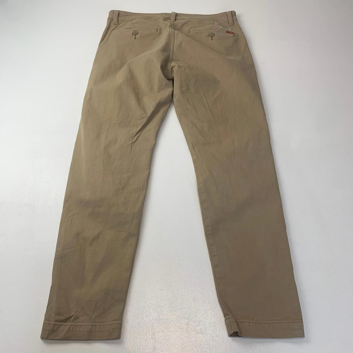 Levi's XX Chino Standard Taper Casual Trousers Beige Mens W31 L30