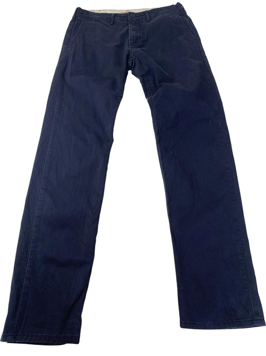 Levi's Two Horse Brand Chino Trousers Straight Leg Navy Mens W29 L32