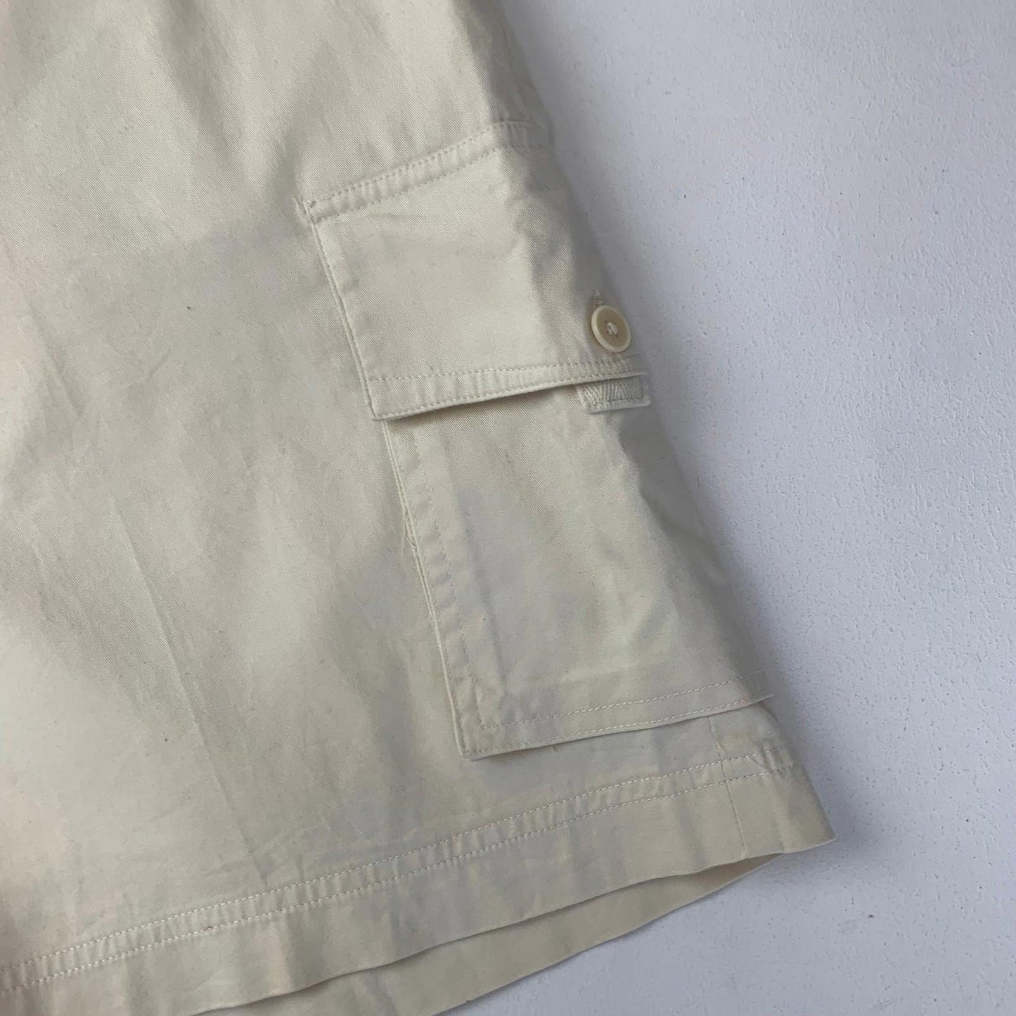 Lauren Ralph Lauren Cargo Shorts Casual Chic Beige Women UK 14
