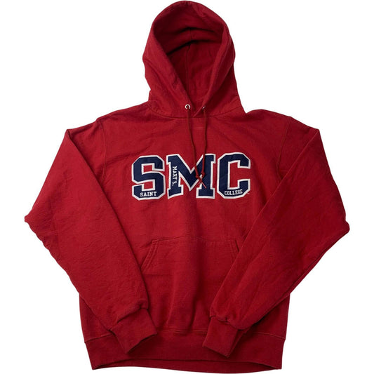 CHAMPION Hoodie Pullover Saint College SMC Red Women S