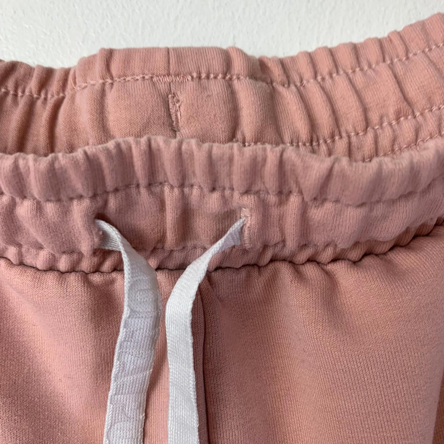 Puma Women's Athletic Relaxed Shorts Pink Grey Drawstring XL