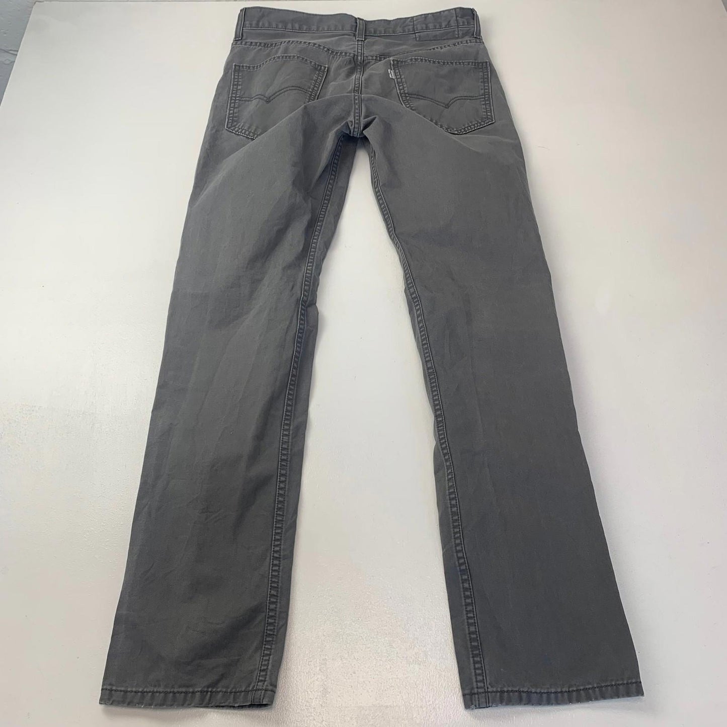 Levi's Jeans Classic Straight Fit Grey Denim Mens 32x34