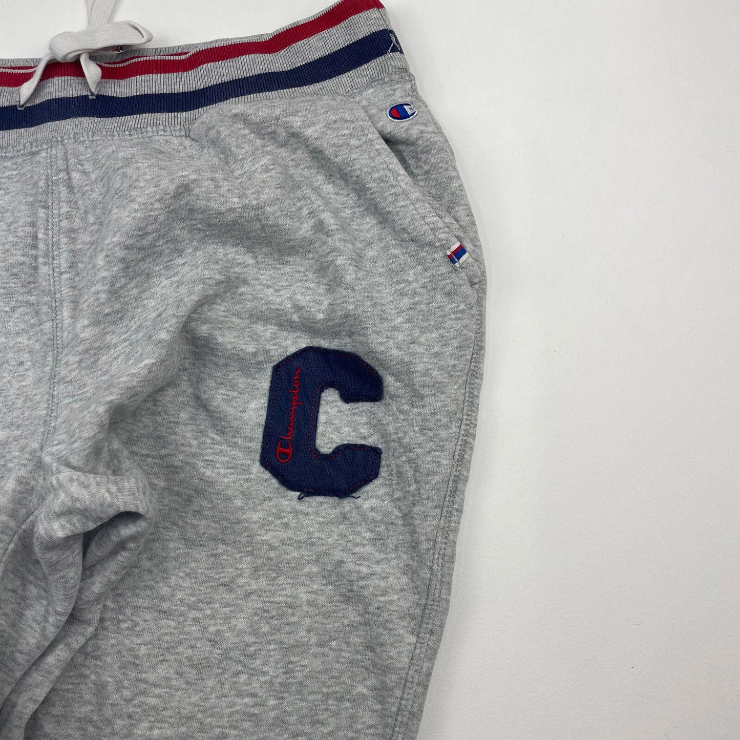 Men’s Grey CHAMPION Joggers , Sweatpants , Varsity Style , Size XS